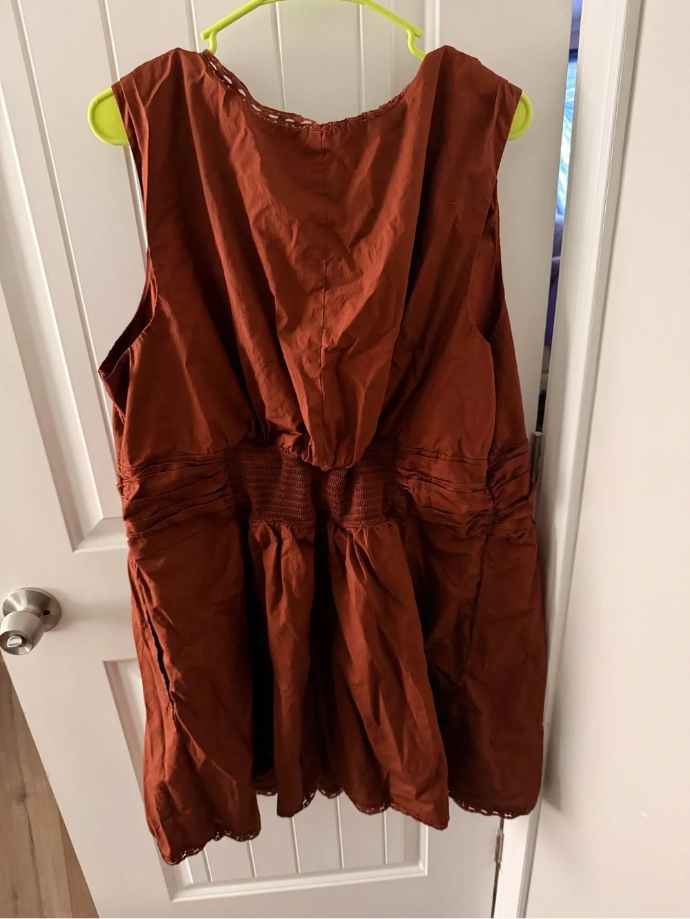 a new day Rust Brown V-Neck Sleeveless Dress